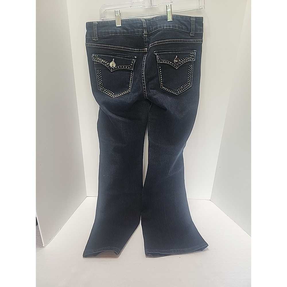 Forever 21 Premium Denim Dark Wash Blue Jeans Size 30 - Picture 4 of 6